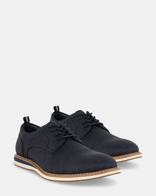 Steven New York Kreedd Nubuck Bleu Marine