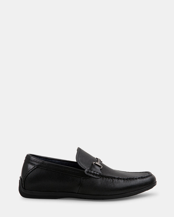 steven new york Kyson Cuir Noir