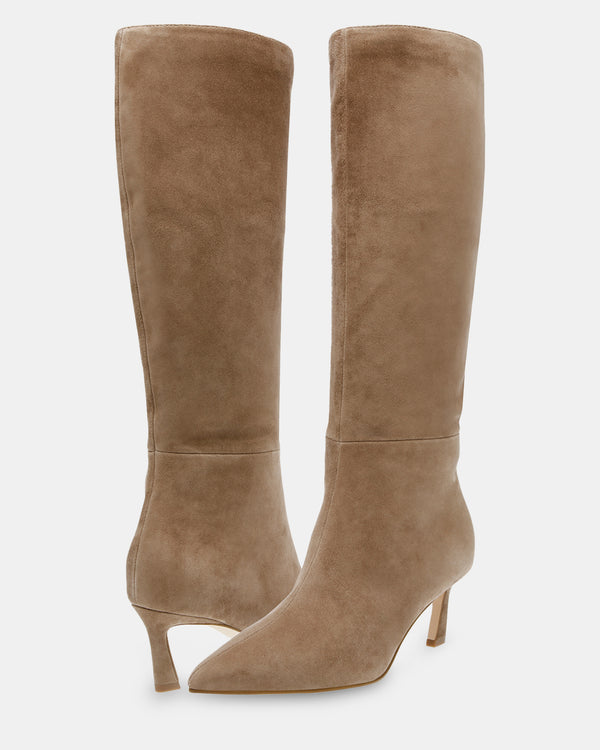 Steven New York Lavan Taupe Suede