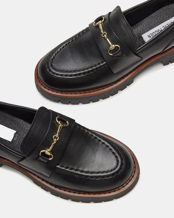 Steven New York Lawsen Cuir Noir