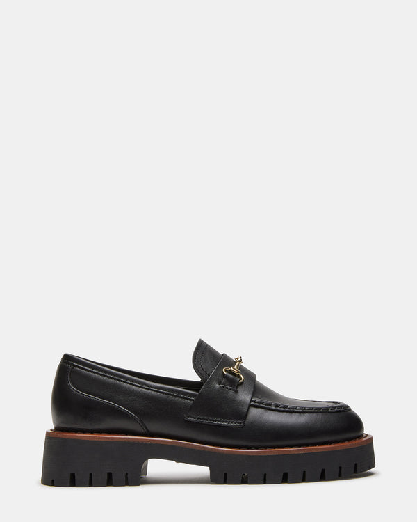 steven new york Lawsen Cuir Noir