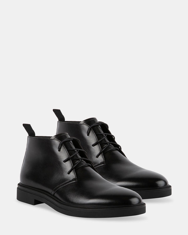 Steven New York Lenny Cuir Noir