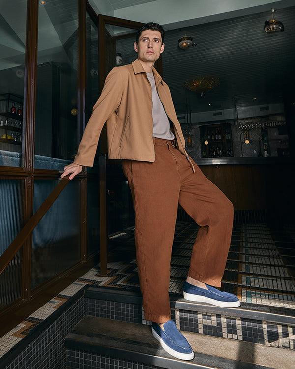 Steven New York Lennyn Bleu Marine Suede