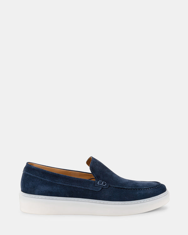 steven new york Lennyn Bleu Marine Suede