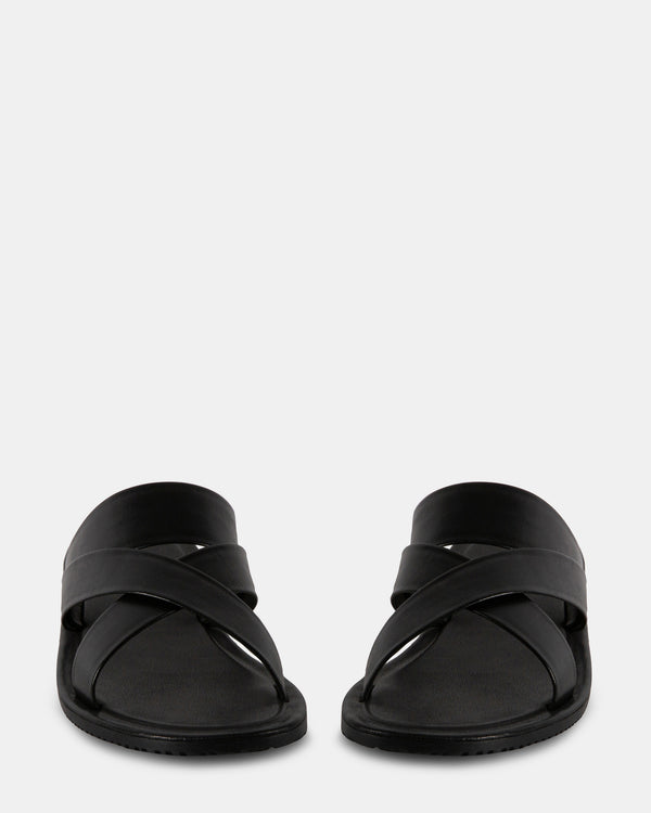 Steven New York Leo Cuir Noir