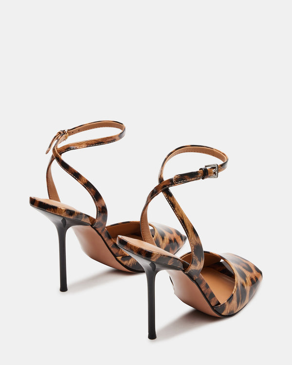 Steven New York Lilac-l Léopard Vernis