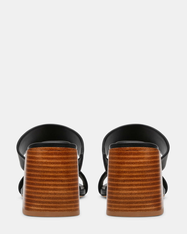 Steven New York Liliann Cuir Noir