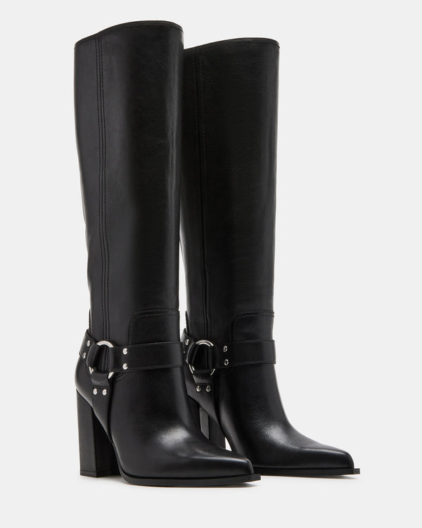 Steven New York Lolly Cuir Noir