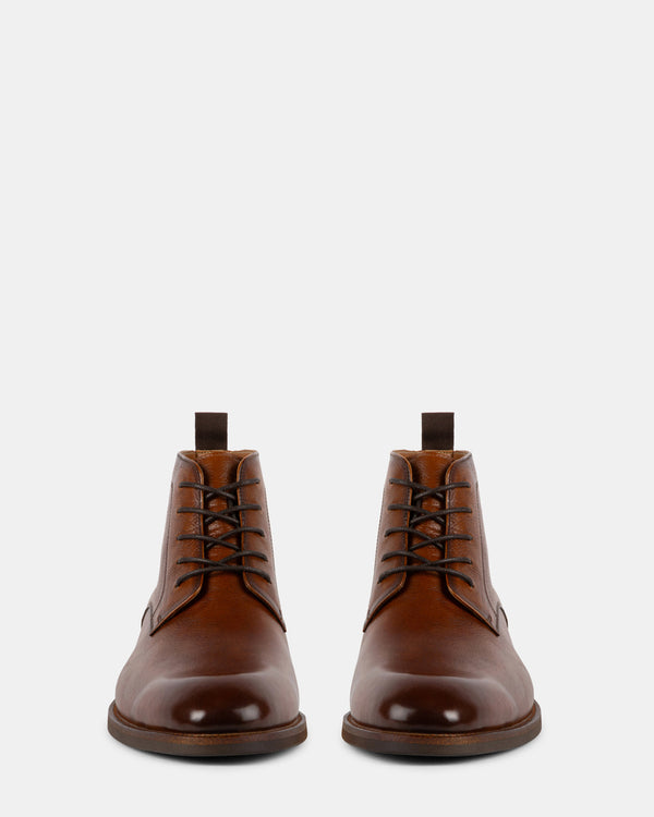 Steven New York Madrigo Brun Clair Cuir