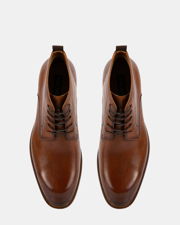 Steven New York Madrigo Brun Clair Cuir