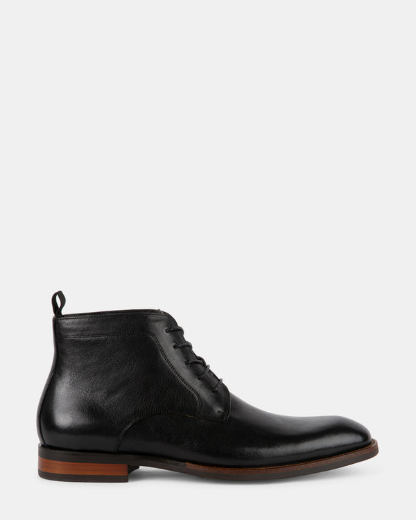 steven new york Madrigo Cuir Noir