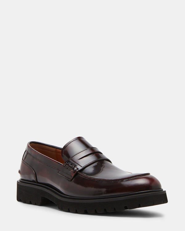 Steven New York Maisonn Cuir Bordeaux