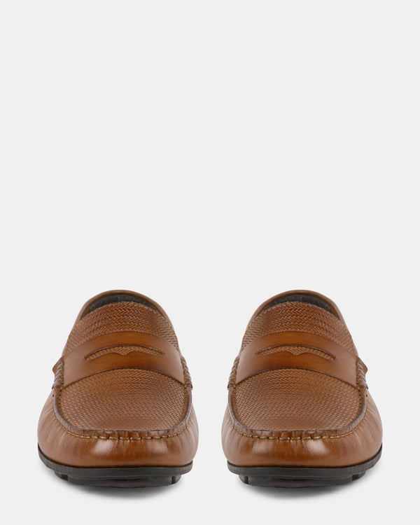 Steven New York Manfredi Brun Cuir