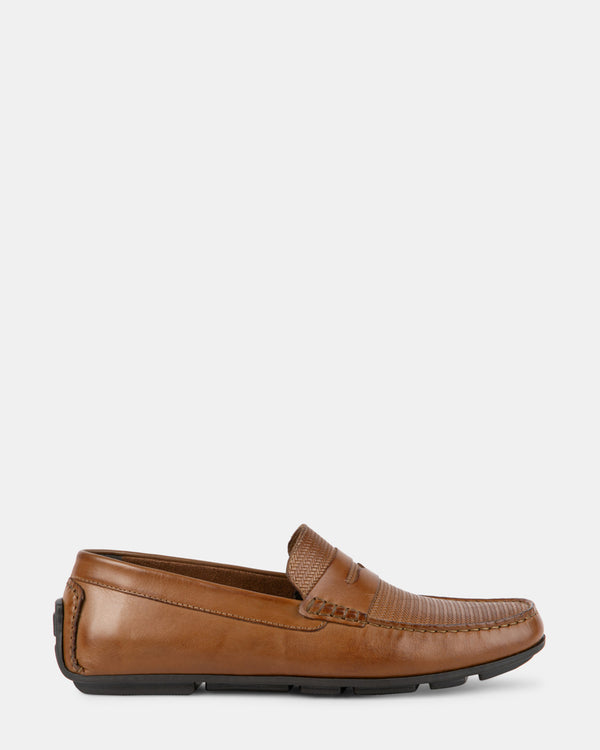 steven new york Manfredi Brun Cuir