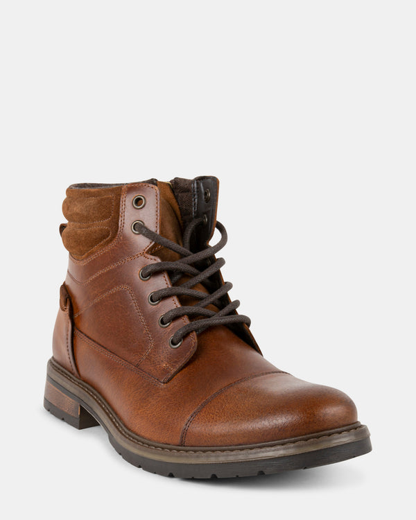 Steven New York Marius Cuir Brun