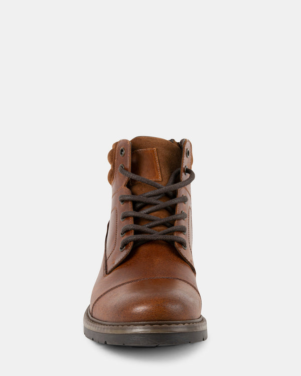 Steven New York Marius Cuir Brun