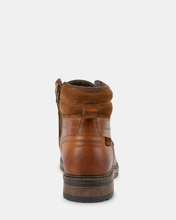 Steven New York Marius Cuir Brun