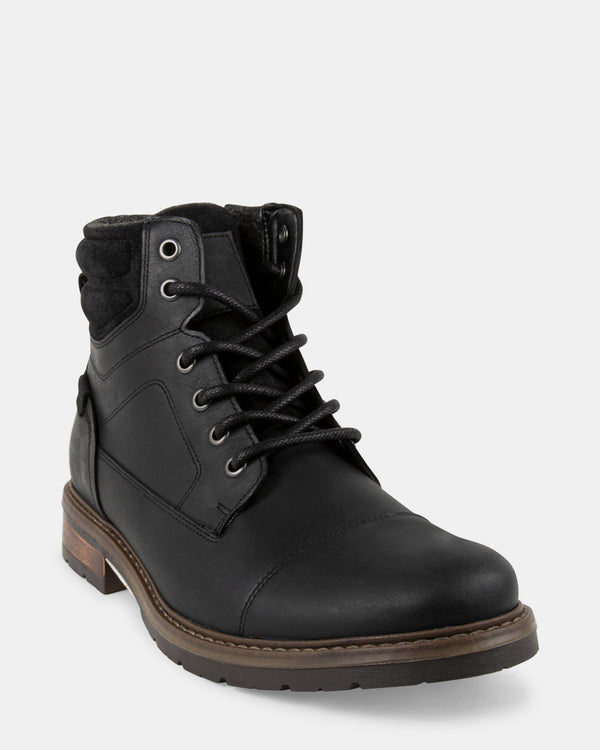 Steven New York Marius Cuir Noir