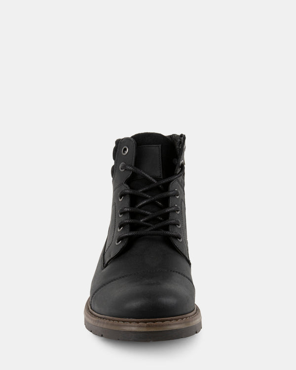 Steven New York Marius Cuir Noir