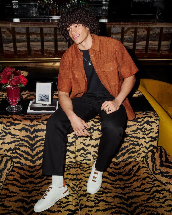 Steven New York Masters Cuir Blanc