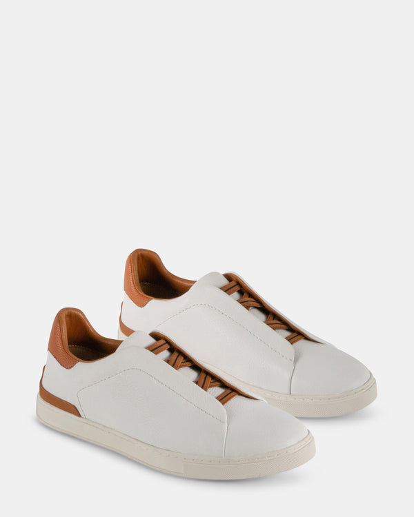 Steven New York Masters Cuir Blanc