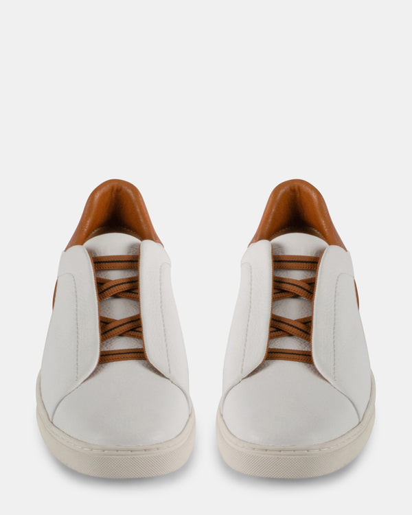 Steven New York Masters Cuir Blanc