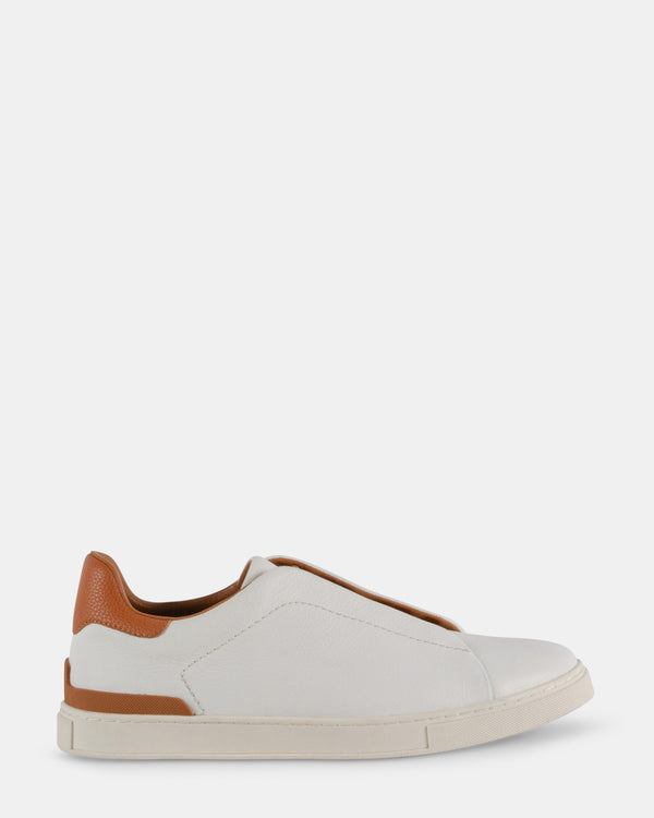 steven new york Masters Cuir Blanc