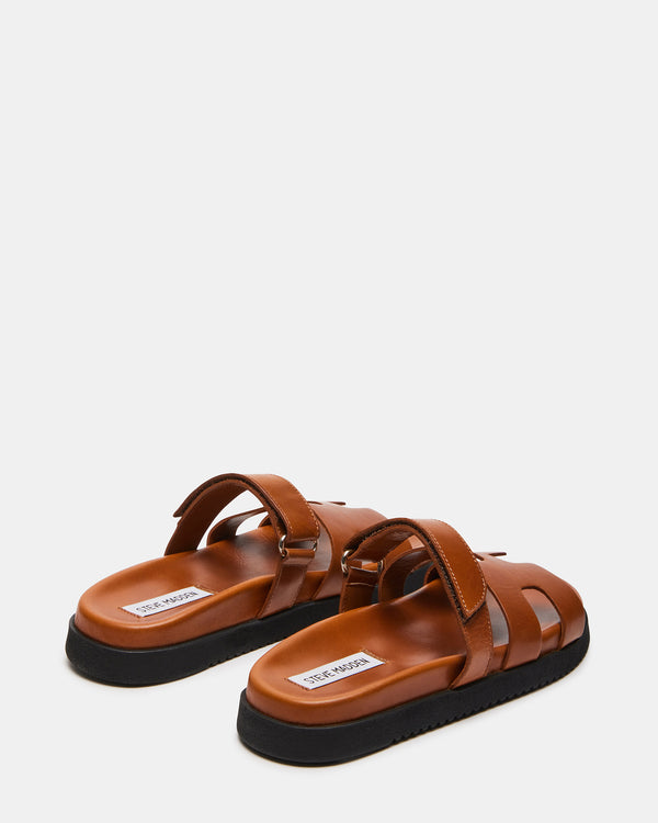 Steven New York Mayven Cuir Cognac