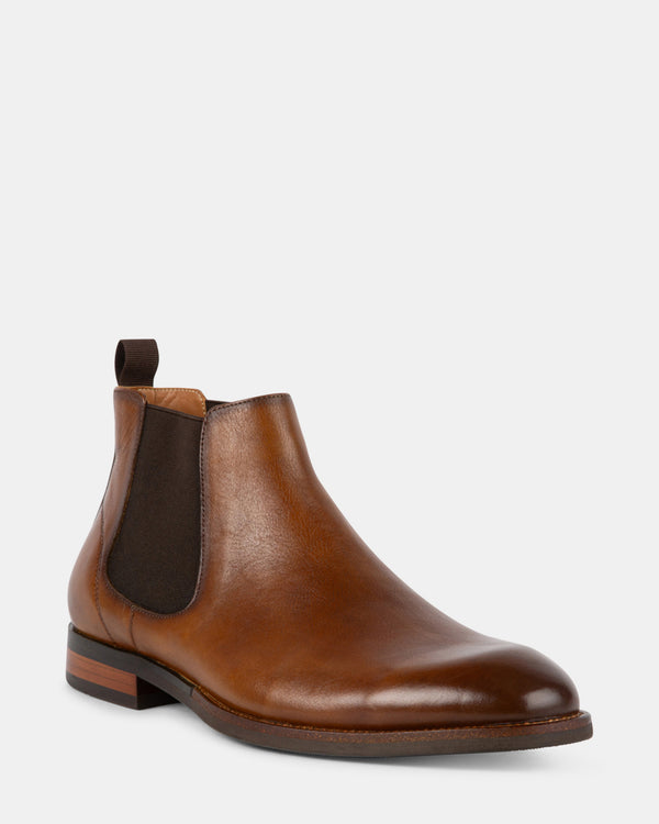 Steven New York Meridian Brun Clair Cuir