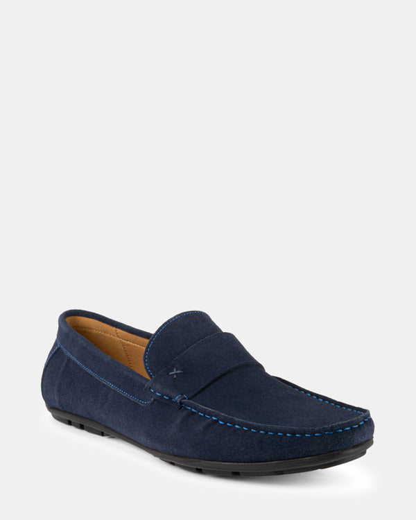 Steven New York Moriah Bleu Suede