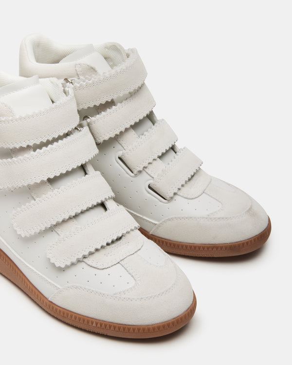 Steven New York Mustang Daim Blanc