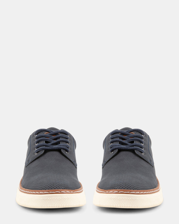 Steven New York P-oxford Nubuck Bleu Marine