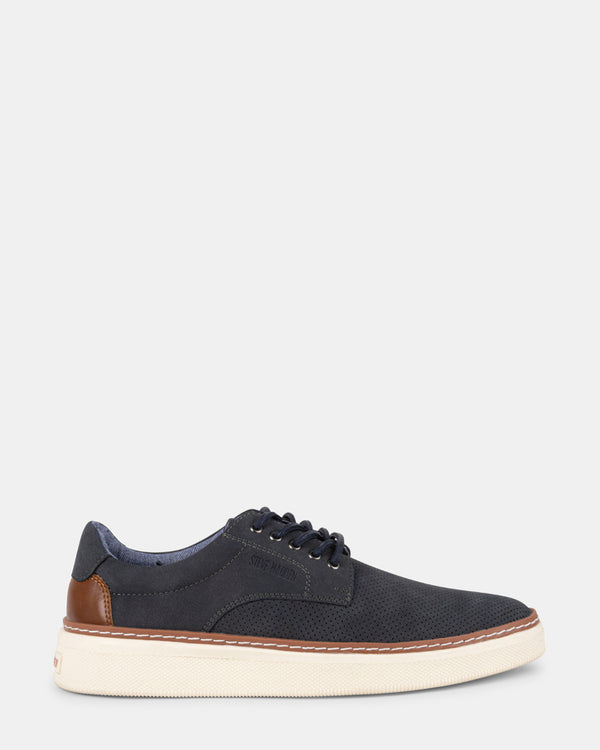 steven new york P-oxford Nubuck Bleu Marine