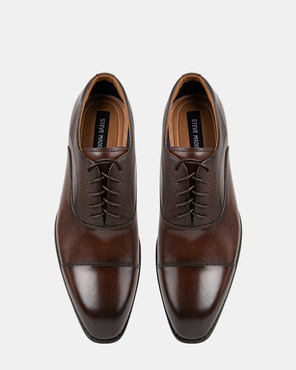 Steven New York Plakard Brun Cuir