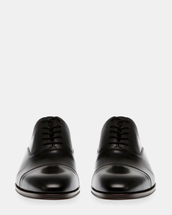 Steven New York Plakard Noir Cuir