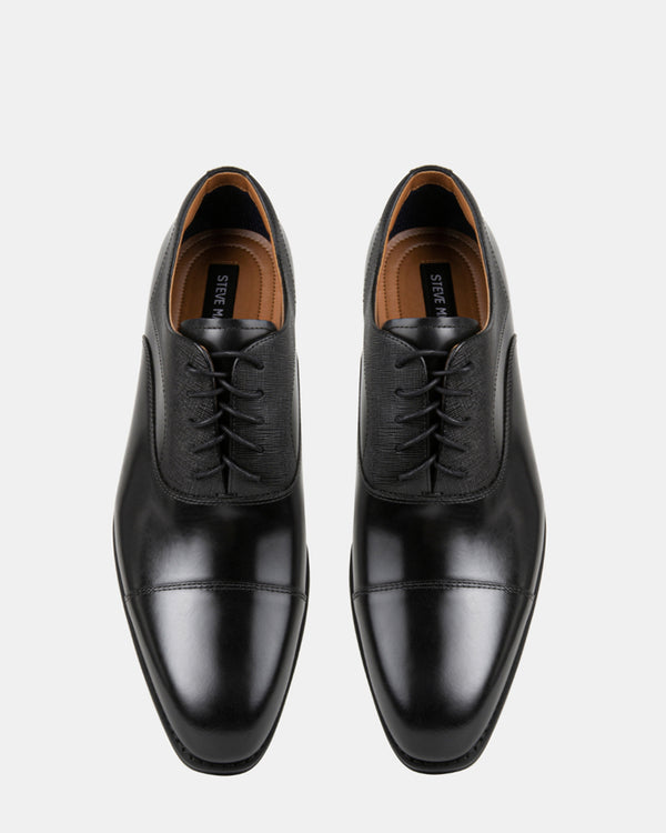 Steven New York Plakard Noir Cuir