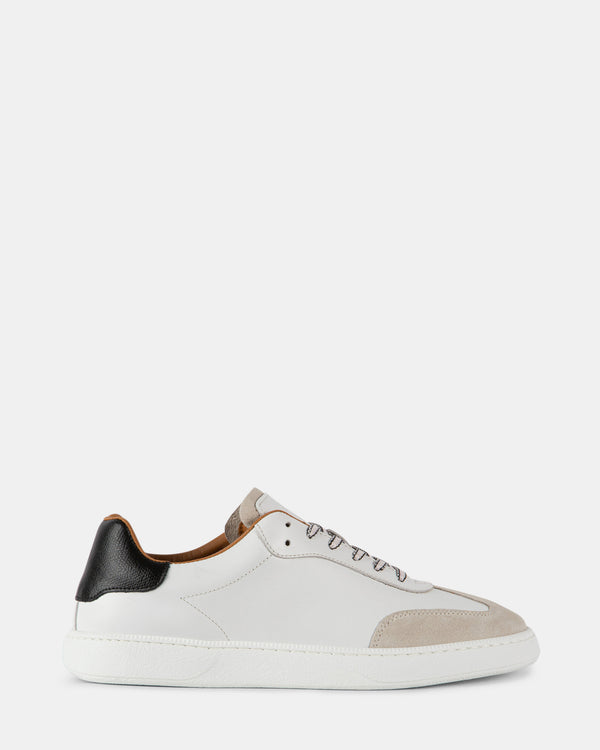 steven new york Radarr Cuir Blanc