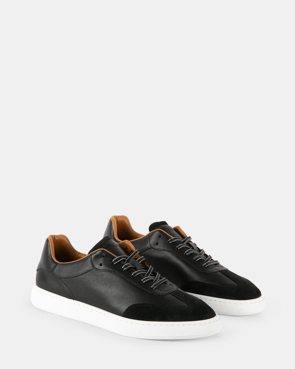 Steven New York Radarr Cuir Noir