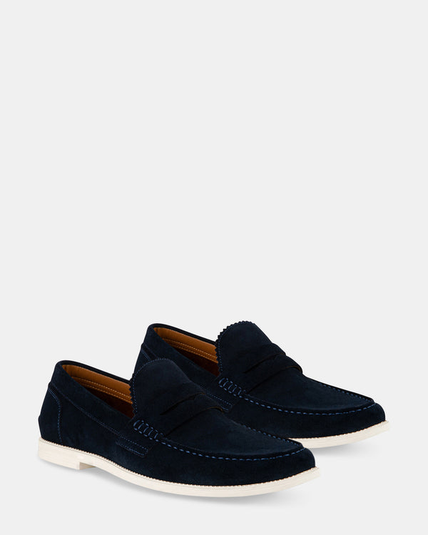Steven New York Ramsee Bleu Marine Suede