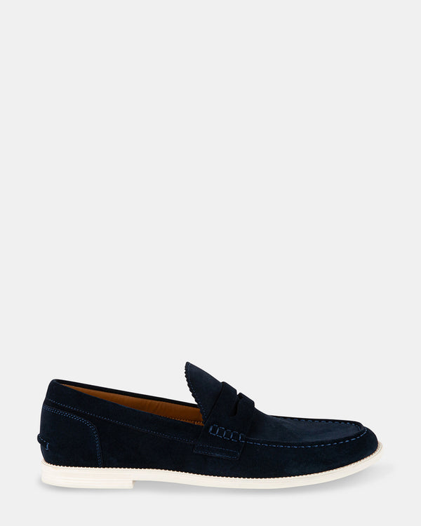 steven new york Ramsee Bleu Marine Suede
