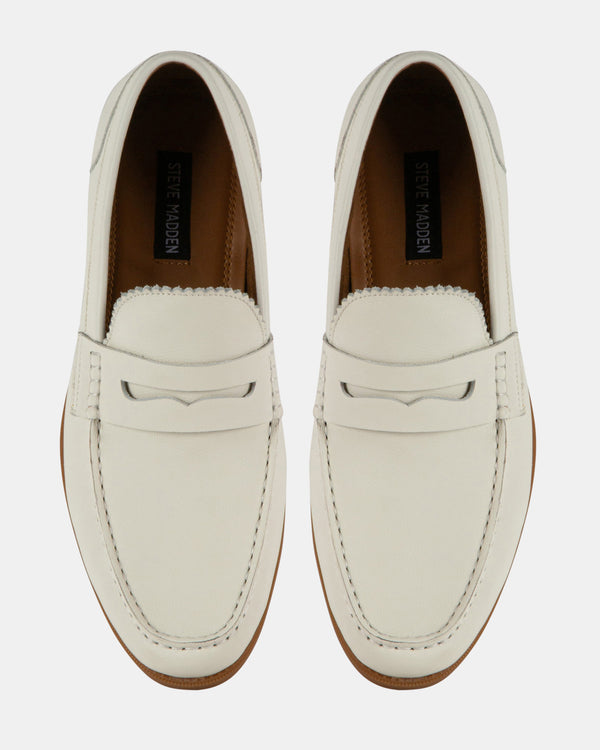 Steven New York Ramsee-l Cuir Blanc