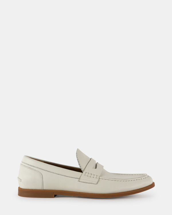 steven new york Ramsee-l Cuir Blanc