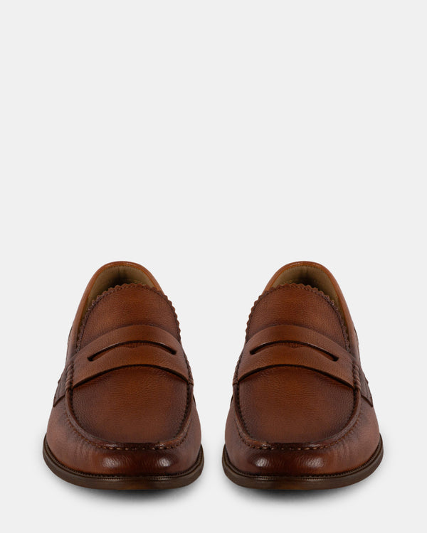 Steven New York Ramsee-l Cuir Brun