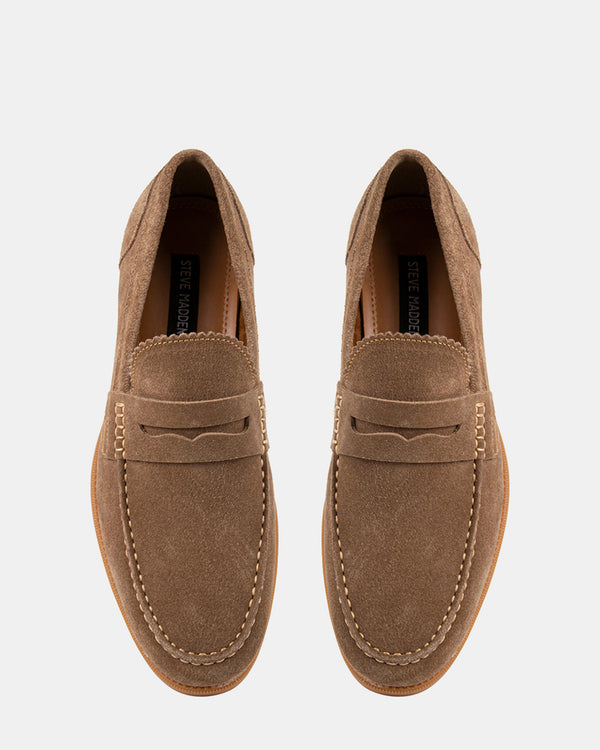 Steven New York Ramsee Taupe Suede