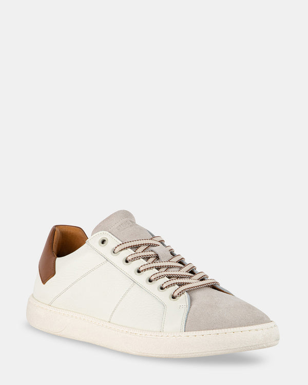 Steven New York Rangee Cuir Blanc