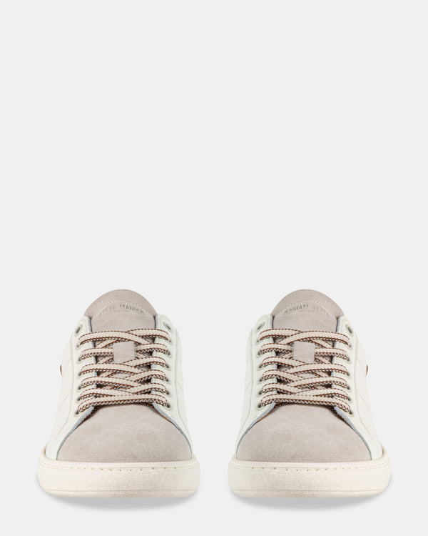 Steven New York Rangee Cuir Blanc