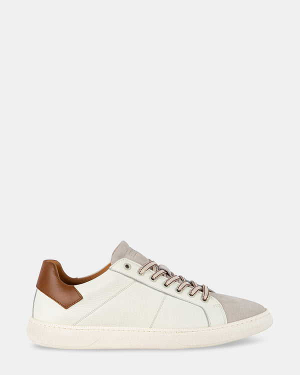 steven new york Rangee Cuir Blanc