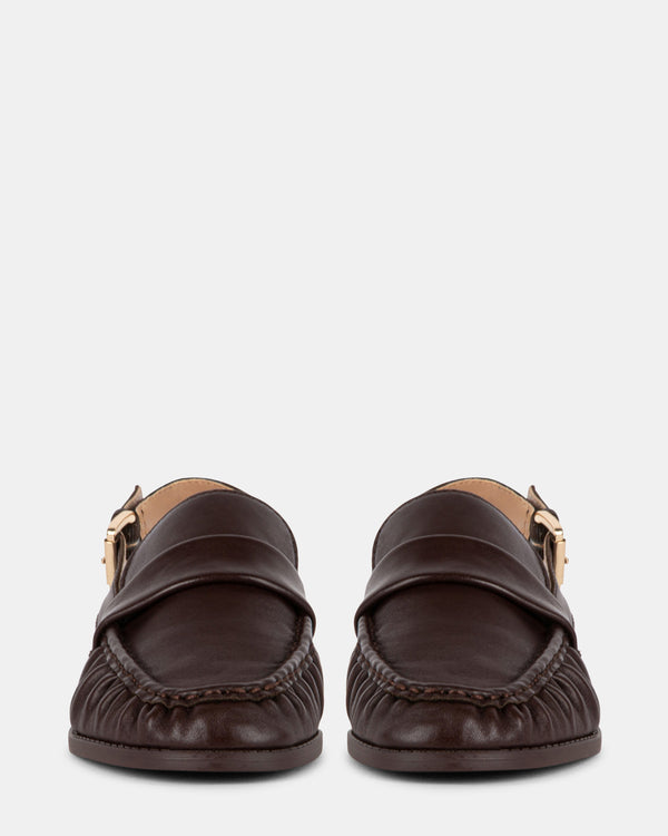 Steven New York Reeves Brun Cuir