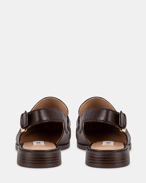Steven New York Reeves Brun Cuir