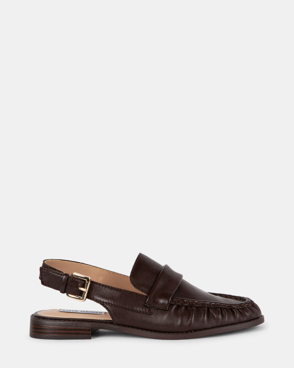 steven new york Reeves Brun Cuir